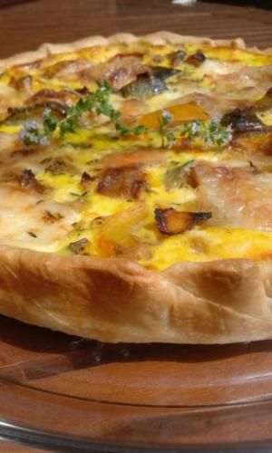 tarte courgettes thym